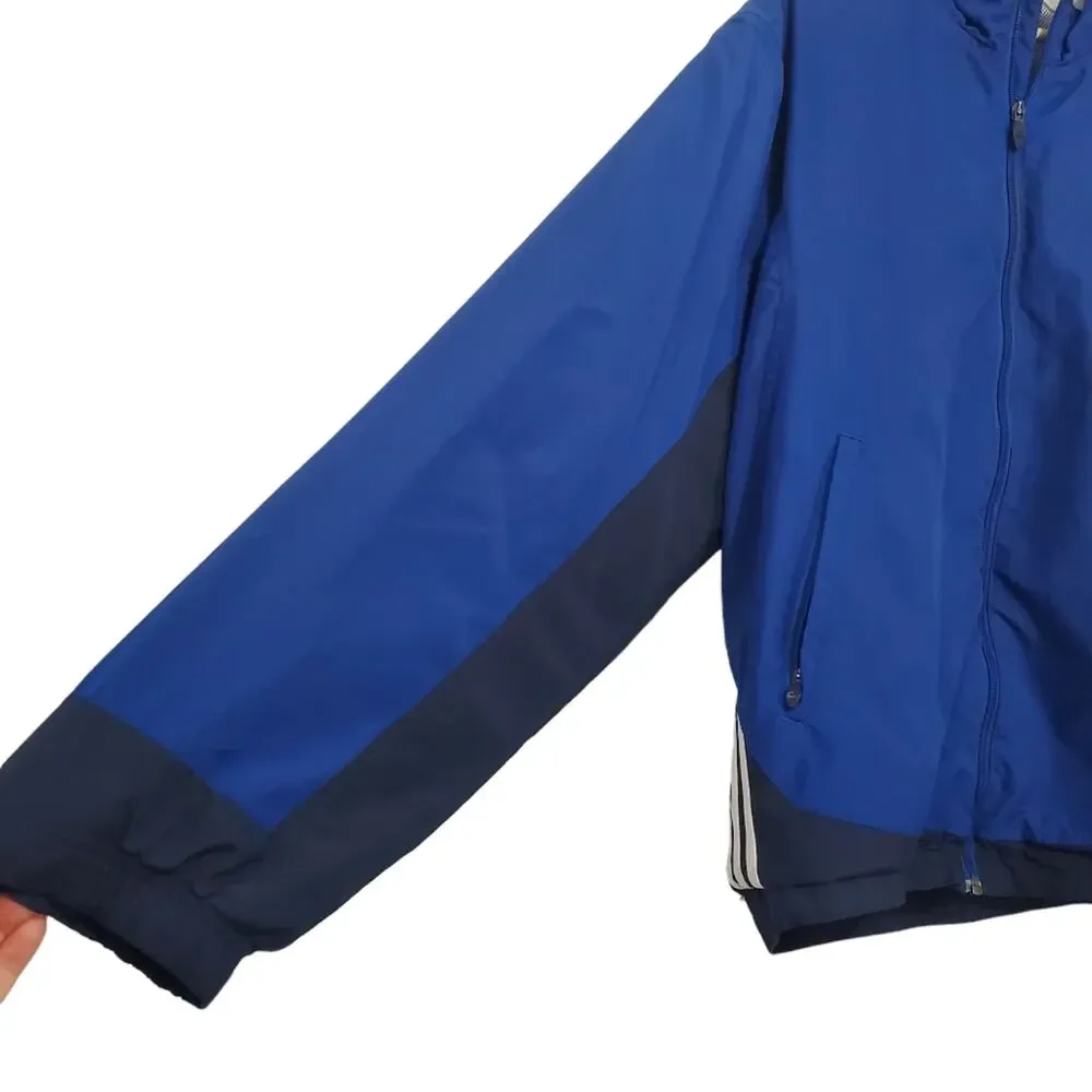 Adidas | Y2K Era Early 2000s Oversized Zip Up Climaproof Windbreaker Jacket